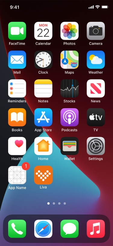 Home Screen – Custom App Icon – Dark – 1
